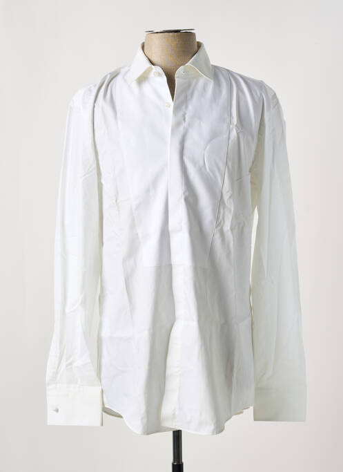 Chemise manches longues blanc HUGO BOSS pour homme