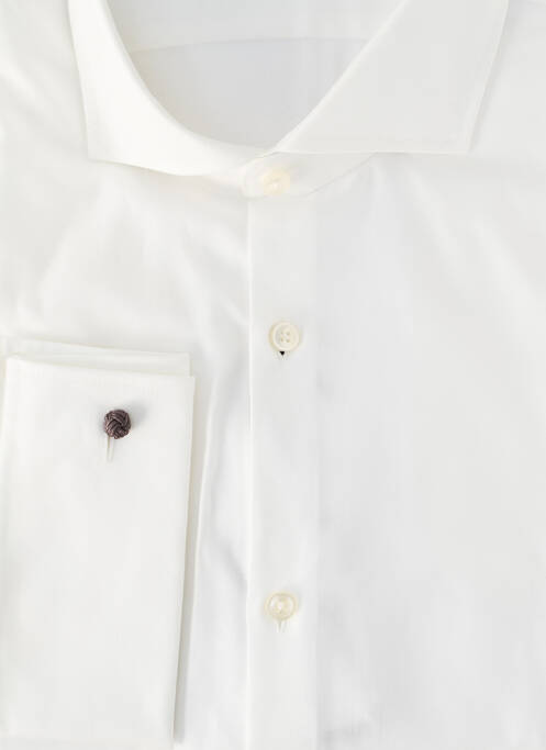 Chemise manches longues blanc HUGO BOSS pour homme