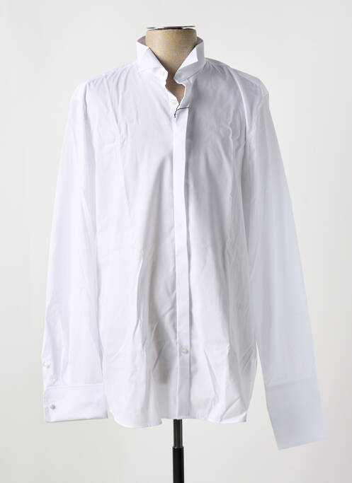 Chemise manches longues blanc OLYMP pour homme