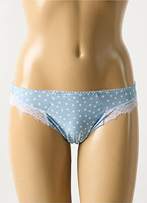 Culotte tissage satiné bleu ANTIGEL femme