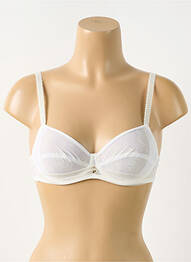 Soutien-gorge légère et transparente haut soutien-gorge emboitant beige ANTIGEL femme