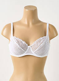 Soutien-gorge légère et transparente haut soutien-gorge emboitant blanc ANTIGEL femme
