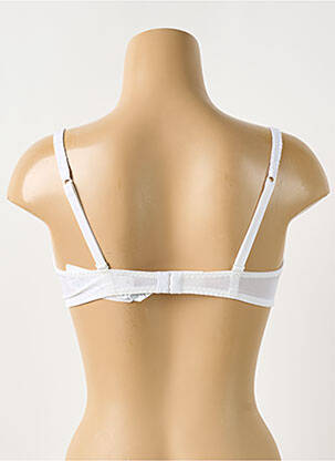 Soutien-gorge légère et transparente haut soutien-gorge emboitant blanc ANTIGEL femme