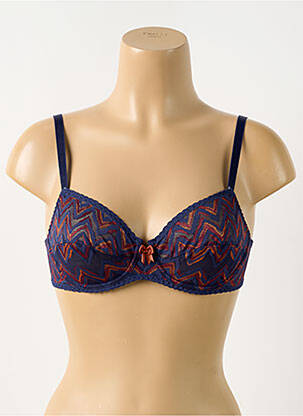 Soutien-gorge bretelle multi position haut soutien-gorge emboitant bleu ANTIGEL femme