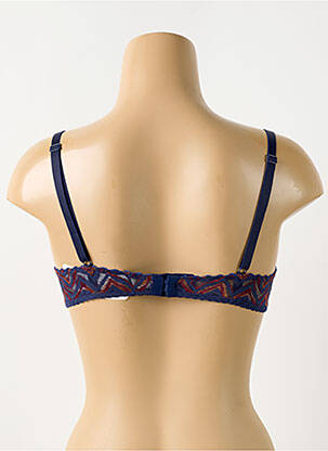 Soutien-gorge légère et transparente haut soutien-gorge emboitant bleu ANTIGEL femme