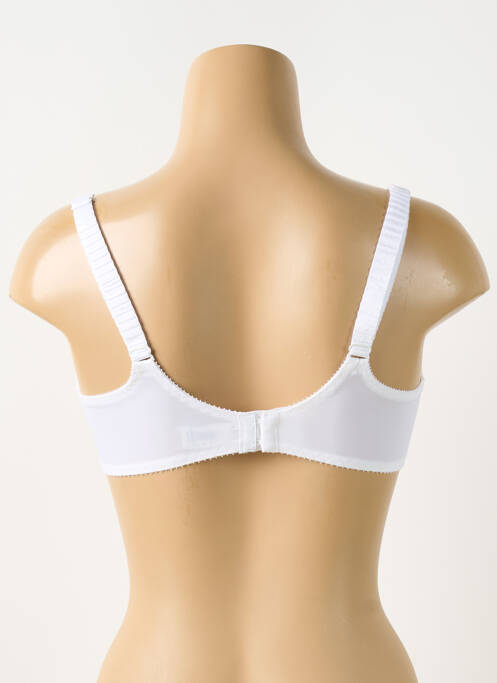 Soutien-gorge effet matière satinée haut soutien-gorge balconnet blanc EMPREINTE femme