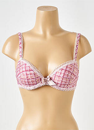 Soutien-gorge haut soutien-gorge moulé haut soutien-gorge moulé rose ANTIGEL femme