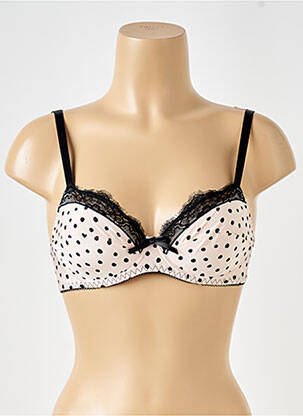 Soutien-gorge effet matière satinée rose ANTIGEL femme