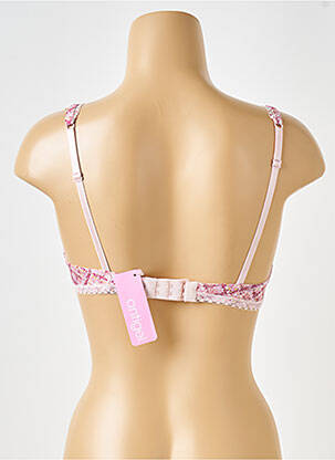 Soutien-gorge effet matière satinée haut soutien-gorge emboitant rose ANTIGEL femme