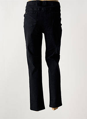 Jeans coupe slim tissage brut taille normale noir AGATHE & LOUISE femme