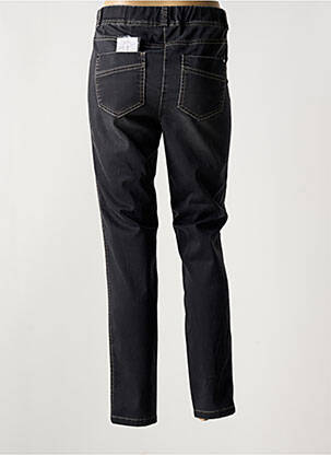 Jegging tissage popeline taille normale noir ADELINA BY SCHEITER femme