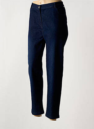 Jeans coupe slim tissage brut taille normale bleu AGATHE & LOUISE femme