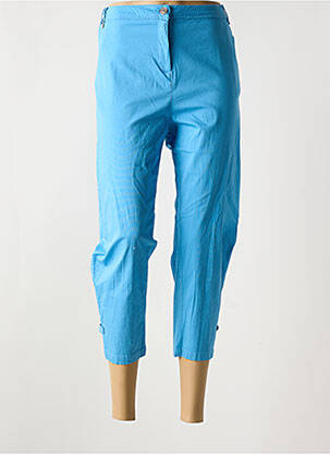 Pantacourt stretch taille normale bleu clair AGATHE & LOUISE femme