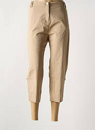 Pantacourt stretch taille normale beige AGATHE & LOUISE femme