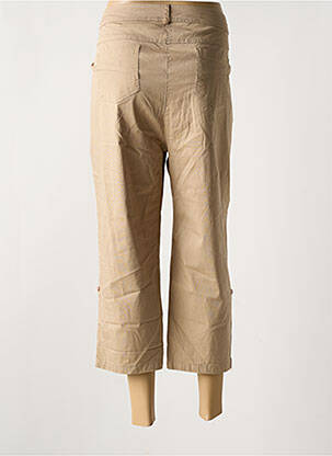 Pantacourt stretch taille normale beige AGATHE & LOUISE femme