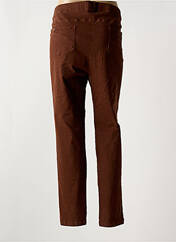 Jeans coupe slim marron AGATHE & LOUISE pour femme seconde vue