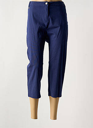 Pantacourt bleu AGATHE & LOUISE pour femme