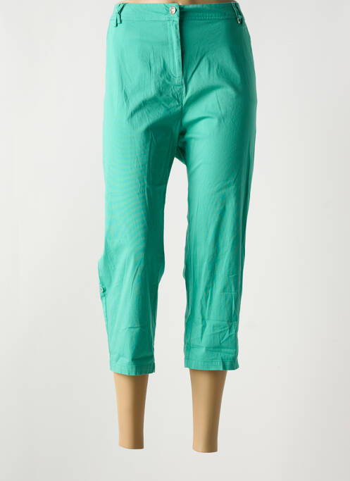 Pantacourt stretch taille normale vert clair AGATHE & LOUISE femme