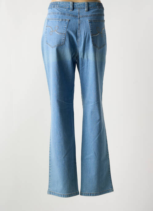 Jeans coupe droite bleu ADELINA BY SCHEITER pour femme