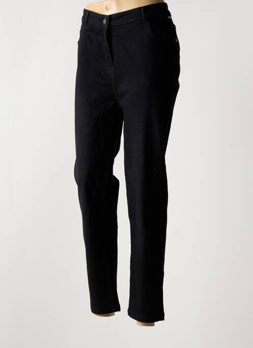 Jeans coupe slim noir AGATHE & LOUISE pour femme