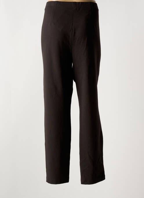 Pantalon droit noir ADELINA BY SCHEITER pour femme