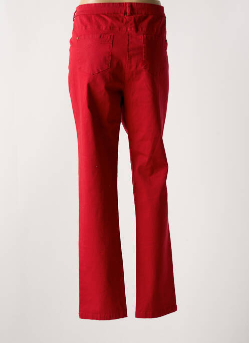 Pantalon droit rouge AGATHE & LOUISE pour femme