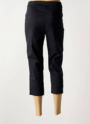 Pantacourt taille élastique taille normale bleu ADELINA BY SCHEITER femme