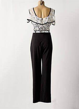 Combi-pantalon fermeture zippée au dos sans manche noir RINASCIMENTO femme