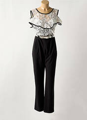 Combi-pantalon noir RINASCIMENTO pour femme seconde vue