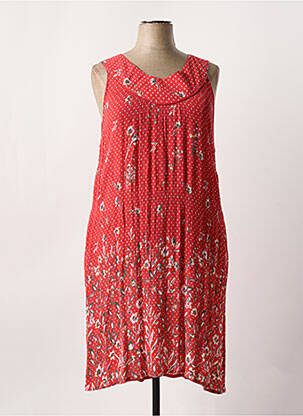 Robe mi-longue rouge AGATHE & LOUISE pour femme