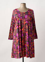 Robe mi-longue violet AGATHE & LOUISE pour femme seconde vue