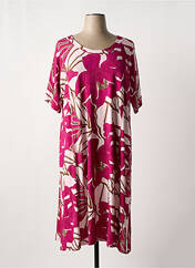 Robe mi-longue violet CHALOU pour femme seconde vue