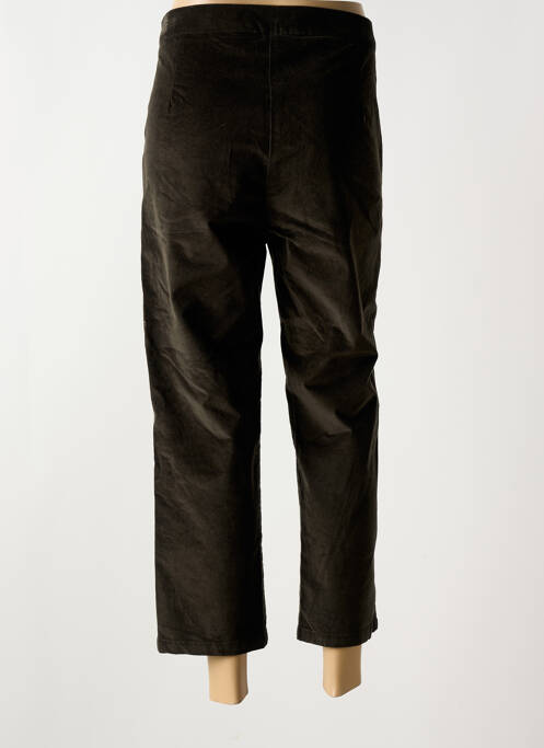 Pantacourt stretch taille normale vert AGATHE & LOUISE femme