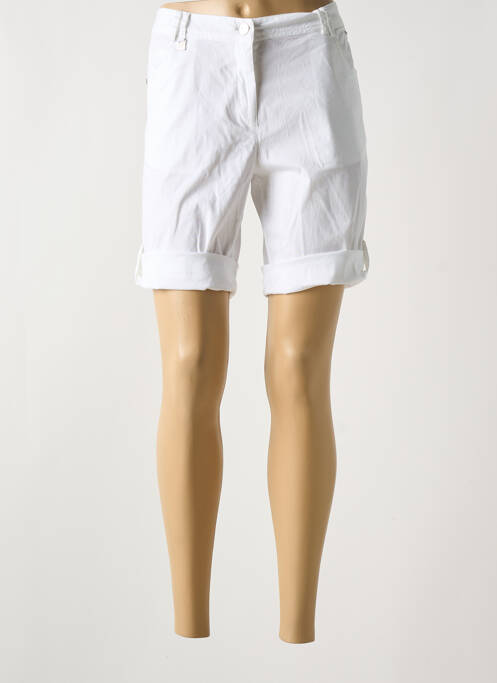 Bermuda blanc AGATHE & LOUISE pour femme
