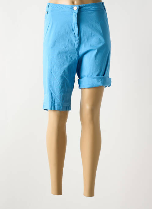 Bermuda bleu AGATHE & LOUISE pour femme