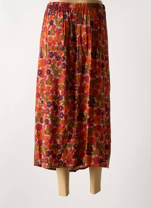 Jupe longue orange AGATHE & LOUISE pour femme