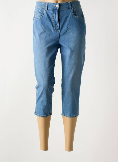 Pantacourt bleu ADELINA BY SCHEITER pour femme