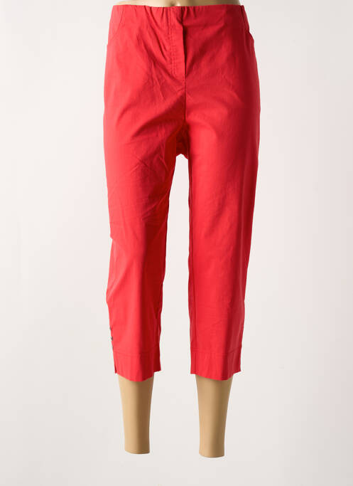 Pantacourt rouge ADELINA BY SCHEITER pour femme