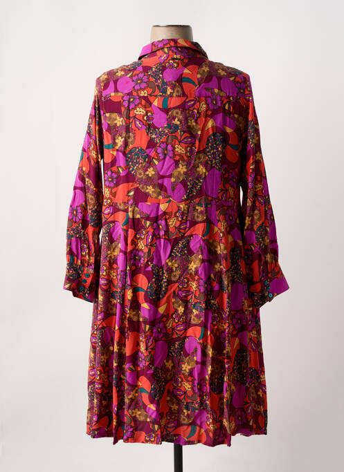 Robe mi-longue orange AGATHE & LOUISE femme