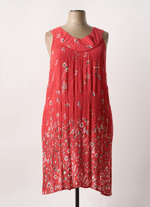 Robe mi-longue rouge AGATHE & LOUISE pour femme