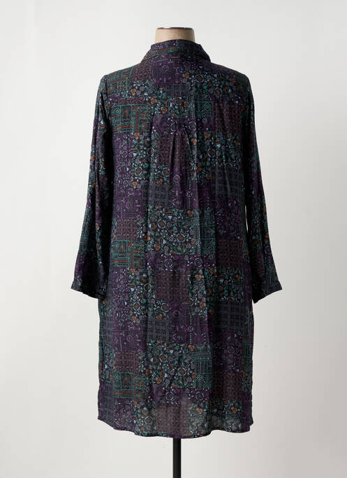 Robe mi-longue violet AGATHE & LOUISE femme