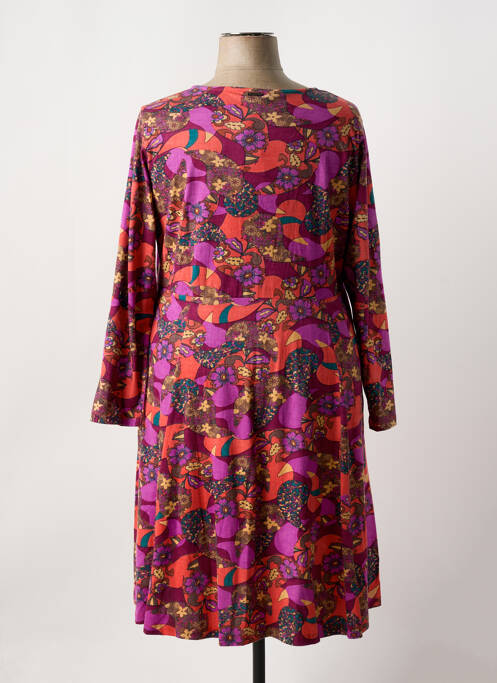 Robe mi-longue violet AGATHE & LOUISE pour femme