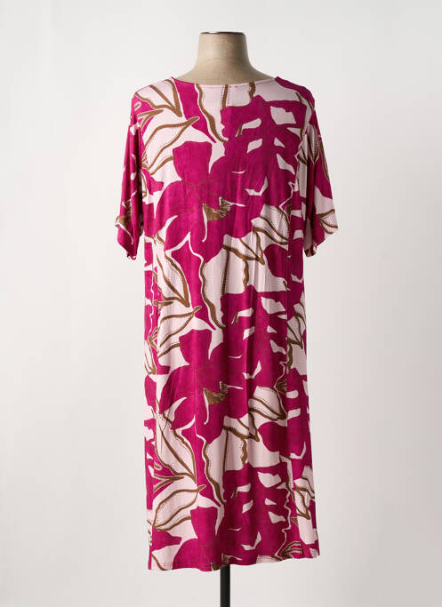 Robe mi-longue violet CHALOU pour femme