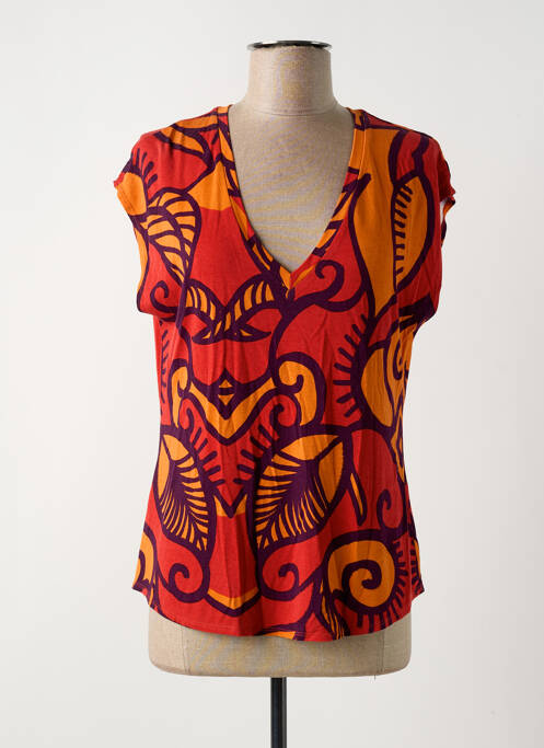 T-shirt orange SURKANA pour femme