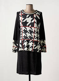 Robe mi-longue manches longues manches longues gris CHATELET femme