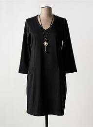 Robe courte manches longues manches longues noir CHATELET femme