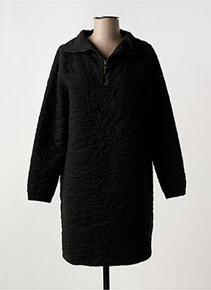 Robe courte manches longues manches longues noir LE PETIT BAIGNEUR femme