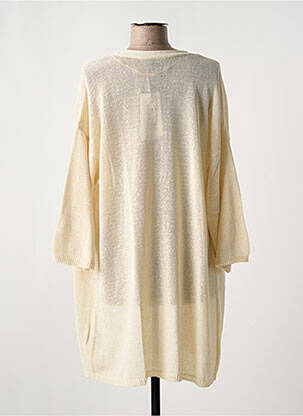 Gilet manches longues manches 3/4 beige FRANSA femme
