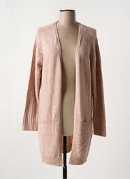 Gilet manches longues stretch rose FRANSA femme