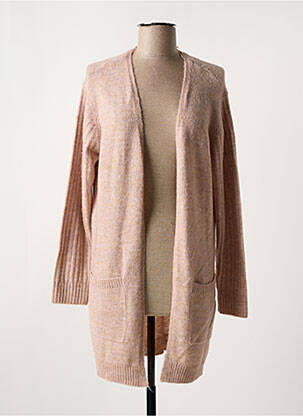 Gilet manches longues stretch rose FRANSA femme